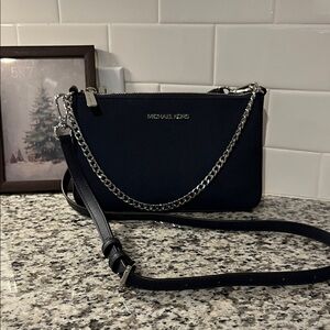 Navy blue Michael Kors crossbody.